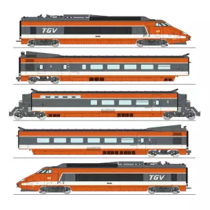 TGV PSE 5 éléments REE Modèles TGV001S - HO 1/87 - SNCF - EP IV