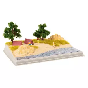 Mini-Diorama Beach FALLER 180050 - HO 1 : 87 - EP III