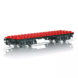 Wagon plat pour briques encastrables MARKLIN START UP 44734 -HO 1/87