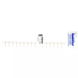 Garde corps en fer soudé Sommerfeldt 102 - HO 1/87 - 0.7 x 300 mm