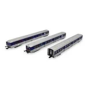 Coffret 3 voitures RIO 80 - JOUEF HJ4184 - HO 1/87 - SNCF