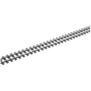 Flexible rail, length 914mm, HOe, code 80, wooden sleepers
