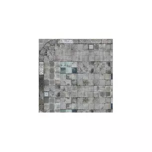 Decorative plates for paved floors
