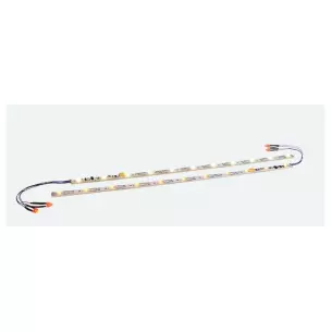 Platine éclairage wagon 11 LED jaune et feux fin convoi ESU 50702 - HO 1/87