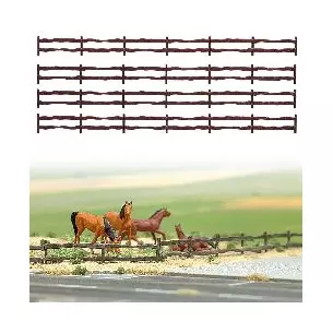 Wooden fence