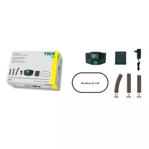 Complete set of Mobile Station 2 digital station with Trix 21000 track oval
