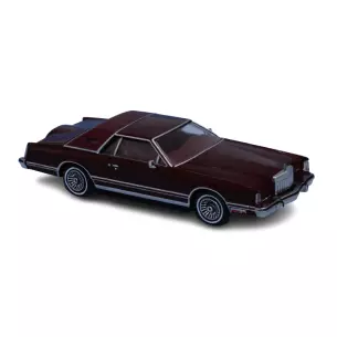 Voiture Lincoln Continental coupé, rouge foncé métallisé PCX 870354 - HO 1/87