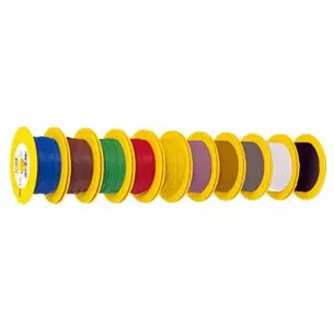 Câble électrique Rouge, section de 0.14 mm², longueur 100 m - BRAWA 3112