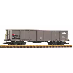 Wagon tombereau type Eaos gris PIKO G 37010 - CFF - G 1/22.5 - Ep VI
