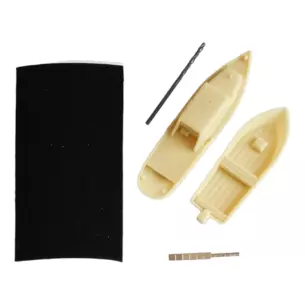 Set 2 bateaux en résine Magnorail EV-1 - HO 1/87 & N 1/160