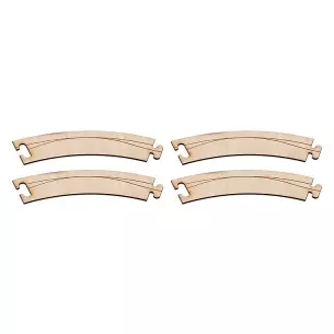 Laser-Street 45° track bend