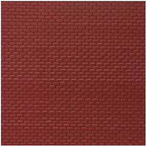 Plaque plastique mur briques rouges