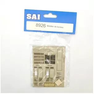 Kit pour mobilier de bureau à monter Échelle HO SAI 8926