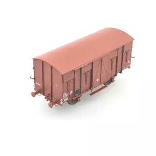 Wagon COUVERT OCEM 19, Solid wheels, closed flaps, SNCF
