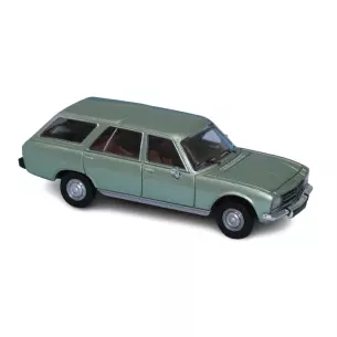 Voiture Peugeot 504 livrée verte SAI 2341 - HO : 1/87 - EP III / IV - Break
