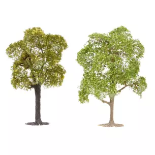 2 arbres - Tilleul & Alisier torminal Faller 181801 - HO - N - TT - 95 & 130 mm