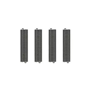 Set of 4 straight track elements with dimensions 171.7 mm