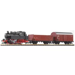 Starting set Piko G 37120 Freight train Class 80 - G 1/22.5 - DB - EP III