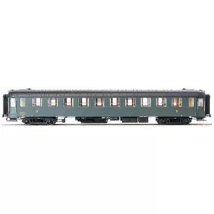 OCEM car threei class C10myfi delivered green with black chassis, roof and ends, marking 1950