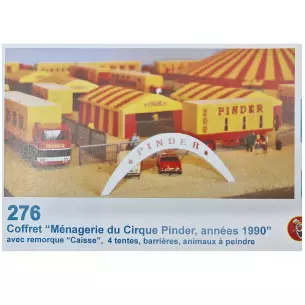 Coffret Ménagerie du Cirque Pinder "Années 1990" Sai 276 - HO : 1/87