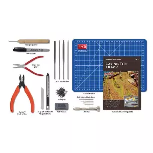 Set of tools for track laying