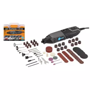 Drill kit 170 W and 80 accessories PG Mini M.9750