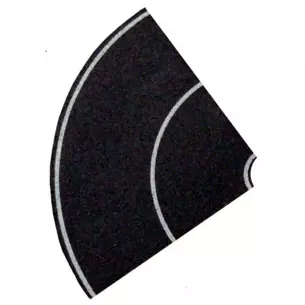 Set of 4 concrete bends at 90