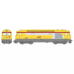 Locomotive Diesel BB67516 INFRA "Longueau" REE MODELES MB170 - SNCF - HO 1/87