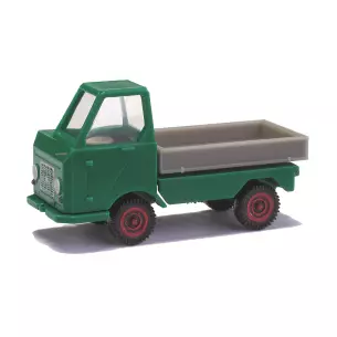 Camion Multicar M22 Busch 211015501 - TT 1/120ème - Vert et gris