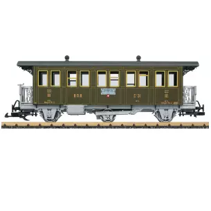 Voiture voyageurs C 31 LGB 31332 - G : 1/22.5 - Ballenberg-Dampfbahn - EP VI