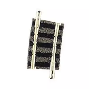 Rail courbe ballasté rayon 192 mm 7,5° Fleischmann 9123 - N : 1/160 - Code 80