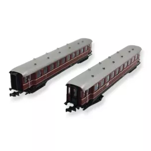 Set 2 voitures "Le Bamberger rouge" Partie 2 MINITRIX 15406 - DB - N 1/160