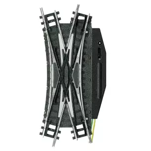 Traversée Jonction Double TJD électrique Minitrix 30° - N : 1/160 - code 80 - 14968