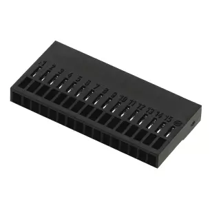 16-pin black connector