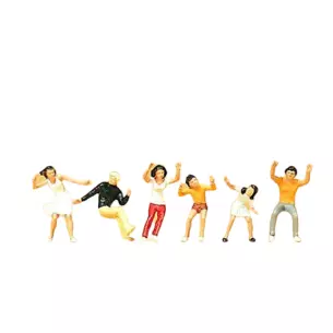 Lot de 6 personnages pour balançoires PREISER 79064 - N 1/160