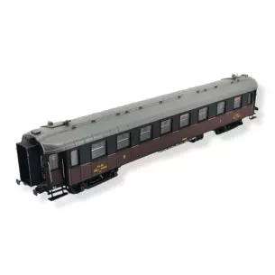 Une Voiture OCEM RA noir/rouge PLM REE MODELES VB378 - SNCF - HO 1/87 - EP II
