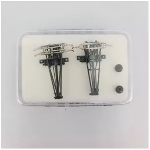 2 Pantographes AL et AM18 pour BB22200 LSMODELS 89219 SNCF - HO 1/87