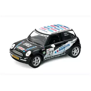 Voiture Mini Cooper "John Cooper Works" Blanc/Vert High Speed HF9166S - O 1/43