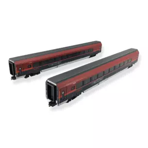 Set 2 extension RailJet "haut de gamme" Jägerndorfer 71217 - ÖBB - HO 1/87