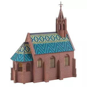 Église Saint Johann Faller 130599 - HO : 1/87 - 212 x 109 x 260 mm