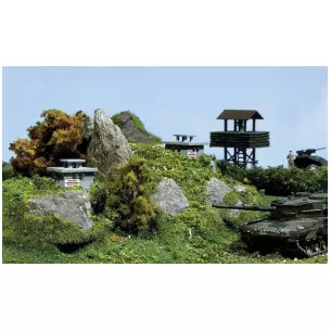 Pack de 4 sorties de secours Faller 144053 - HO : 1/87 - Militaire