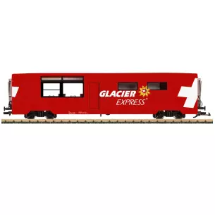 Voiture Panoramique LGB 33673 Glacier Express - G : 1/22.5 - RhB - EP VI