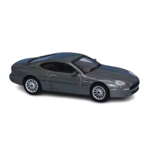 Voiture Aston Martin DB7 coupé gris métallisé PCX 870106 - HO 1/87