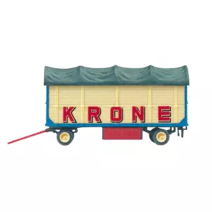 Fourgon à bagages bâché du cirque Circus Krone - Preiser 21023 - HO 1/87e