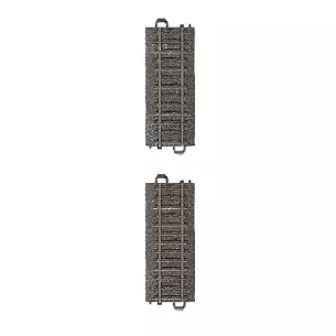 2 Rails droit de contact Marklin 24995 - 94,2 mm - HO : 1/87 - Code 83 - Voie C