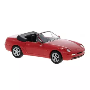 Voiture Porsche 968 cabriolet PCX 870180 - HO 1/87 - rouge