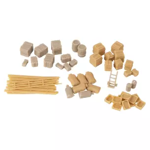 Maquette pack de cargaisons Faller 180871 - HO : 1/87 - EP II
