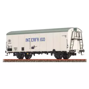 Refrigerated wagon UIC ST 1 "Interfrigo" Brawa 48331 - HO : 1/87 - SNCB - EP III