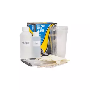 "Deep Pour Water" création d'eau transparente - WOODLAND Scenics CW4510