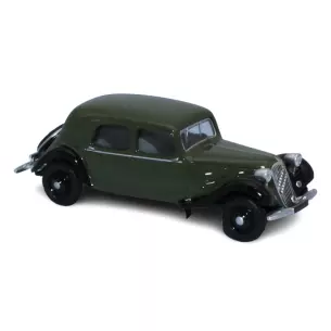 Voiture Citroën Traction 11A 1935 vert / noir SAI 6165 - HO 1/87